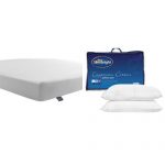 silentnight comfortable foam rolled mattress double with egyptian cotton