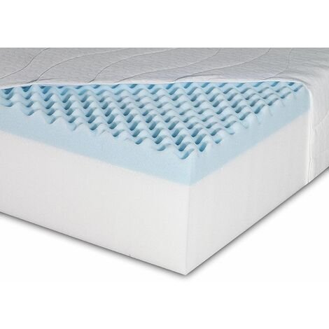 Visco Therapy Support 150 Firm Rolled Mattress with Egg Profiled Reflex Foam - 2FT6 Small Single
