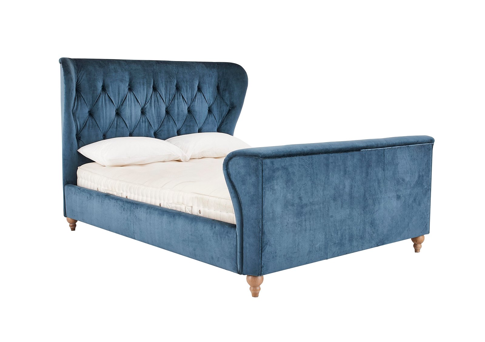 Cheltenham Bed Frame in Gardenia Blue/Grey on Furniture Village